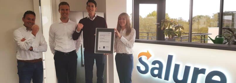 ISO 27001 certificaat behaald salure